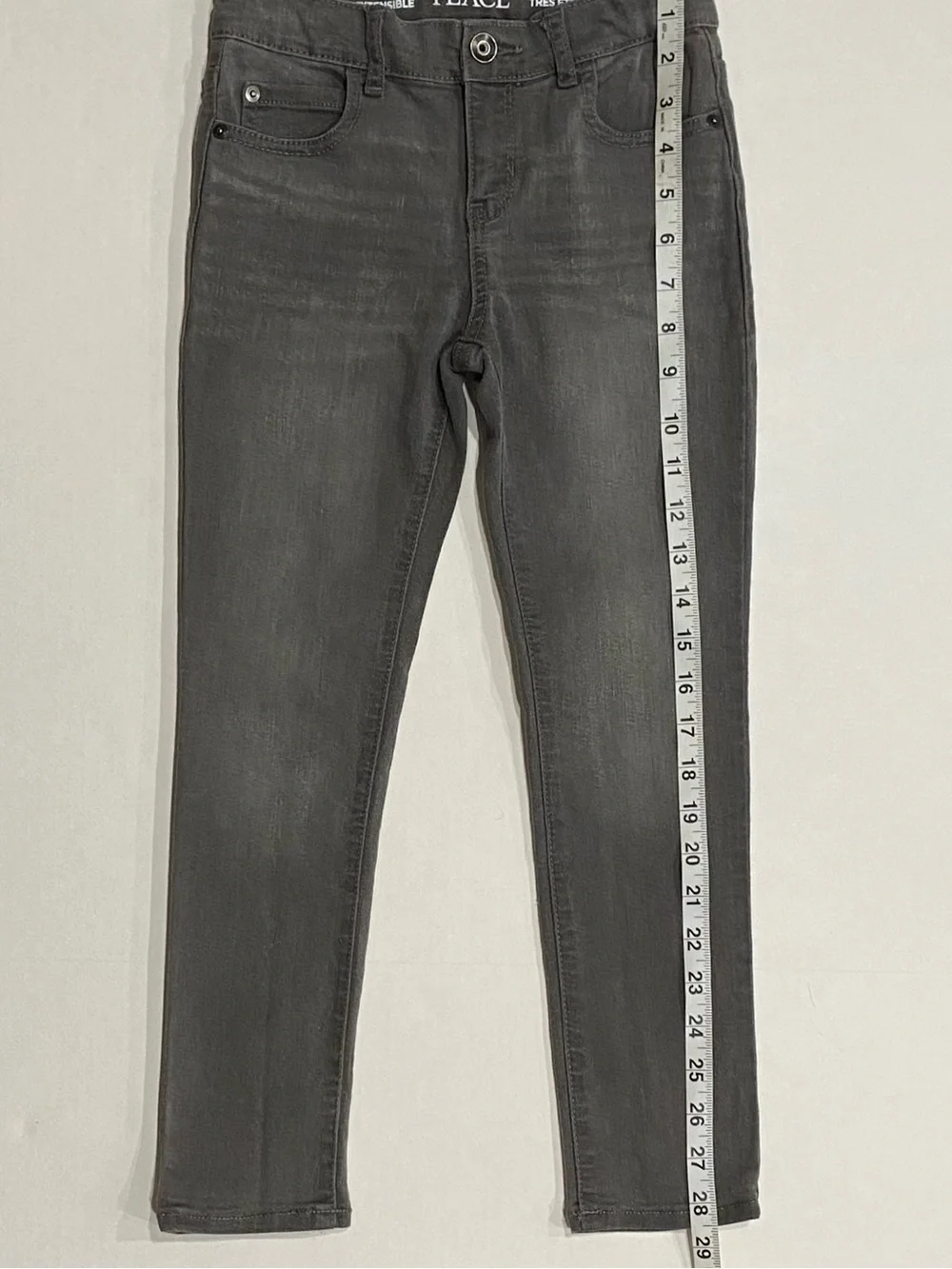 The Children’s Place Boys Gray Super Skinny Stretch Jeans Size 7